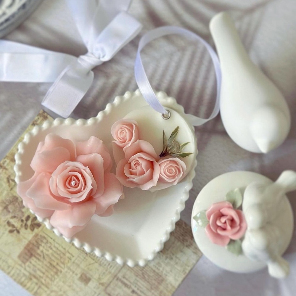 3D Rose Silicone Mold